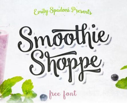 Smoothie Shoppe - Free Script Font